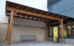 Pérgola de madera